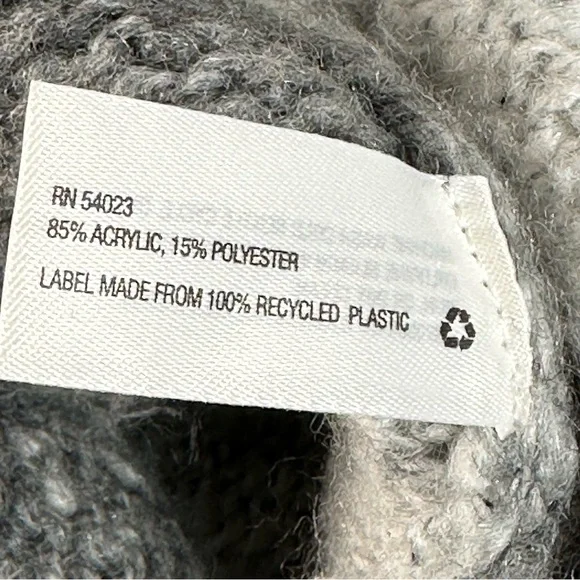 GAP cardigan open front long sleeve gray graduated colored sweater Small S - Picture 4 of 11